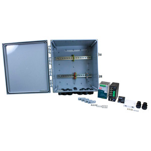 Transition Networks OCA-1BA1A0 10-Port Gigabit Switch Cabinet front view