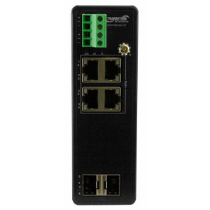 Transition Networks SESPM1040-541-LT-PD 4-Port Managed Switch (view 3)