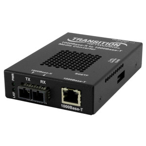 Transition Networks SGETF1014-110-NA 1000BASE-T Fiber Media Converter networking device