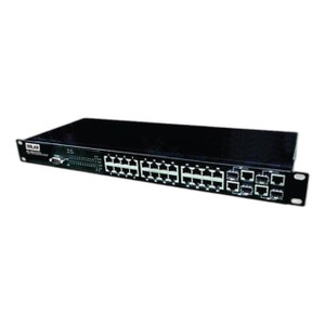 Transition Networks SM4T4DPA-NA 24-Port Gigabit Unmanaged Switch