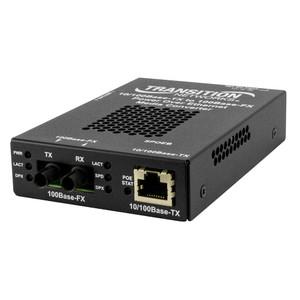 Transition Networks SPOEB1011-105-AR Gigabit PoE Media Converter