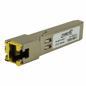 Transition Networks TN-SFP-GE-T Gigabit Ethernet SFP Transceiver