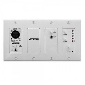 Valcom V-9985-W Four Channel In-Wall Audio Mixer