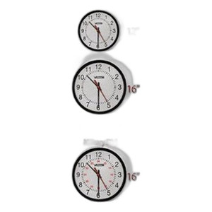 Valcom V-A2412B 12-Inch Round Analog Clock