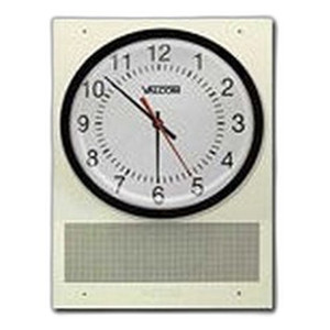 Valcom VIP-431A-A-IC IP Talkback Speaker with Analog Clock