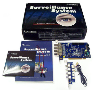 Geovision GV-600 16-channel DVI PCI card surveillance system front view