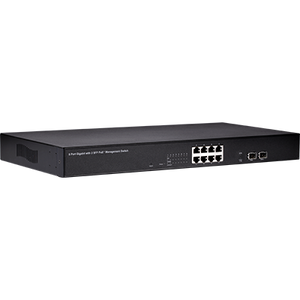 Geovision GV-POE0811 8-Port Managed PoE+ Switch