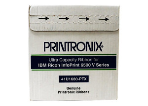 Printronix 41U1680-PTX P8000 P7000 specialty label ribbon roll for thermal printing