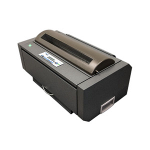 Printronix SM828-AM 800 CPS 18-pin serial dot-matrix printer front view