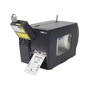 Printronix KA02014-B203 impact printer paper tray and control panel detail