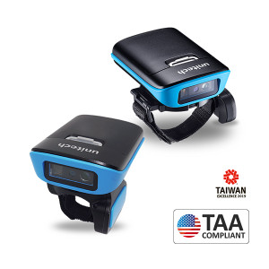 Unitech America 1550-905921G USB 2.0 Cable black connector front view