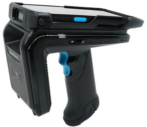 Unitech America RP300-47A830G wired barcode scanner with ergonomic grip and USB connection