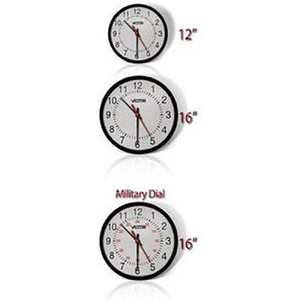 Valcom V-AW12B 12-Inch Wireless Analog Clock - Image 2
