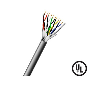 Aiphone 86221025C 22 AWG 5-Pair Shielded Wire 250'
