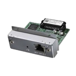 Star Micronics 39607804 IFBD-HE07 Ethernet print server front view with ports