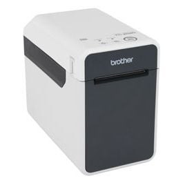 Brother TD2120NT desktop inkjet printer with compact design and paper tray front view