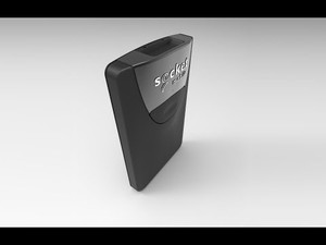 Socket Mobile universal Klip AC4116-1783 barcode scanner clip detail view