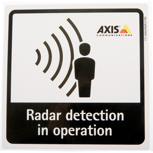Axis Radar Detection Sticker (10 pcs), 01551-001