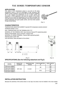 TSC 254428-901 Sensor Assembly Lower SL/T5R Energy Saver