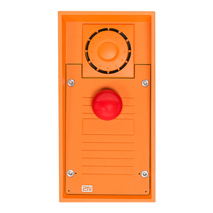 2N IP Red Safety Emergency Button Intercom 10W Loudspeaker, 01355-001