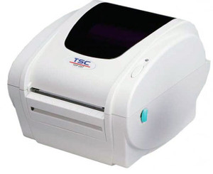 TSC 99-126A010-0021 thermal printer rear connectivity ports and paper feed access