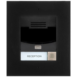 2N IP Vario Back Panel, Plastic Chassis, Black, 01893-001