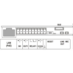 2N IP Vario Front Plastic Cover - 1 Button
