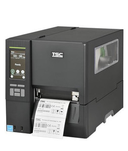 TSC MH241T-A001-0301 industrial thermal transfer printer front view with control panel