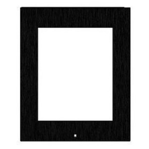 2N IP Verso Single Module Black Surface Installation Frame