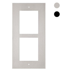2N IP Verso 2 Module Nickel Wall Installation Frame - 01280-001