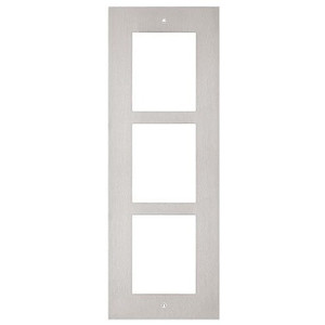 2N IP Verso 3 Module Nickel Wall Installation Frame
