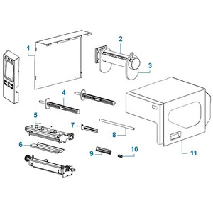 TSC SP-286MT-0017 Label Guide Assembly