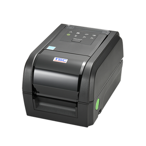 TSC T8X06-02-S0-24-10 industrial thermal transfer printer front view with control panel
