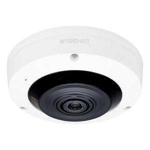 Hanwha XNF-8010RW (6MP) 360° Panoramic Day/Night Indoor Fisheye IP Camera