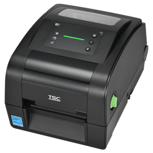 TSC TH240R-A001-0211 RFID thermal printer paper feed mechanism and output tray detail