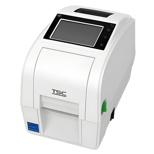 TSC TH320HC-A001-0001 thermal transfer label printer front view with display screen