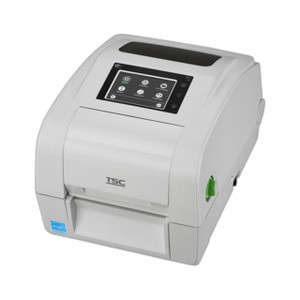TSC TH320HC-A001-0001 printer control panel and paper feed mechanism detail