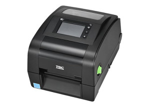TSC TH340-A001-1121 direct thermal label printer front view with display panel