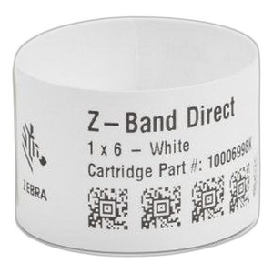 Zebra 10006995-2K ZBAND Direct Blue Wristband Labels