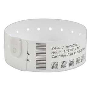 Zebra 10027730K QuickClip Wristbands - 960 Labels