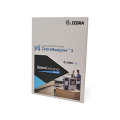 Custom 3x1 thermal label roll SKU 10037960-1 by Zebra, side angle