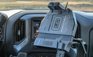 Zebra ET8X docking bracket 3PTY-GJ-7160-1864 side angle view