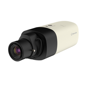 2MP box camera XNB-6005 front panel detail showing lens and indicator lights