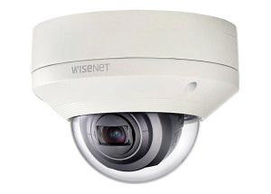 XNV-6080 vandal-proof dome security camera with 2MP resolution by Hanwha