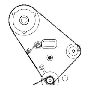 Zebra 45189-22 Main Drive Belt for Printers