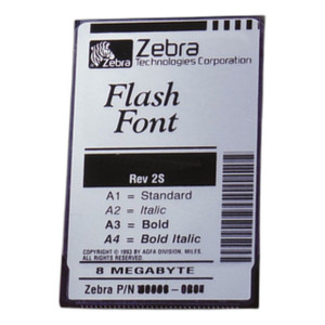 Zebra 56050-002 Font Pack Andale Korean Digital Delivery
