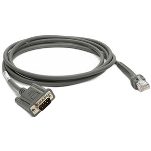 Zebra CBA-R08-S07ZBR 7ft RS232 Serial Cable