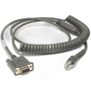 Zebra CBA-R37-C09ZBR 9ft RS232 Serial Cable