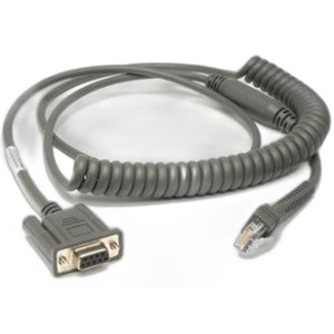 Zebra CBA-R37-C09ZBR 9ft RS232 Serial Cable