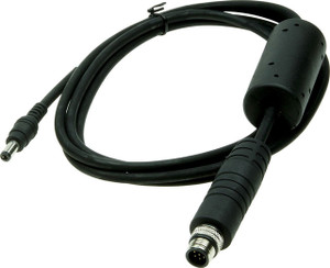 Zebra CBL-36-452A-01 DC PSU adapter cable close-up connector detail